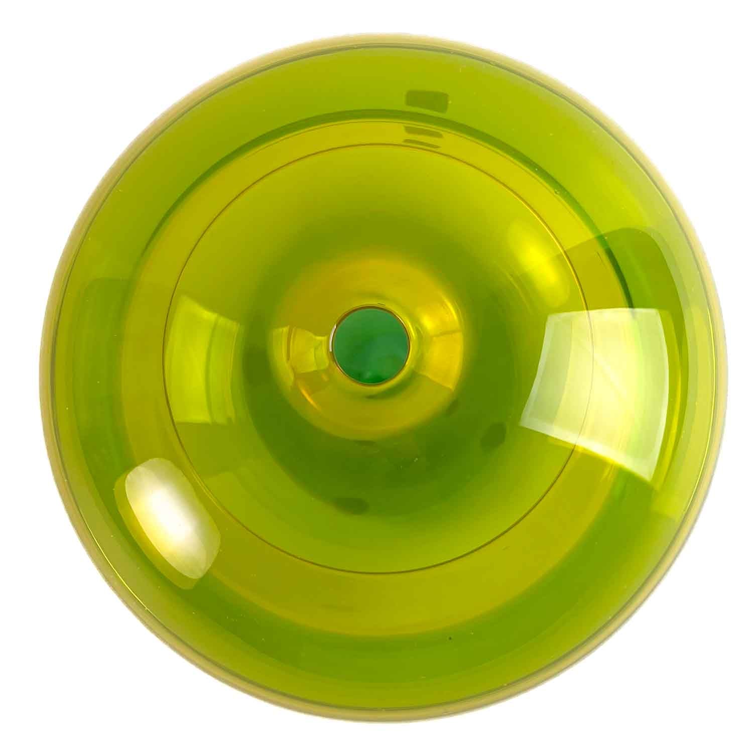 Saturno vase - yellow and green