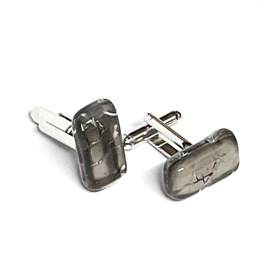 Aqua Chapel、カントク、アールビバン Rectangular Cufflinks | Murano Glass Cufflinks | Gifts For Man |