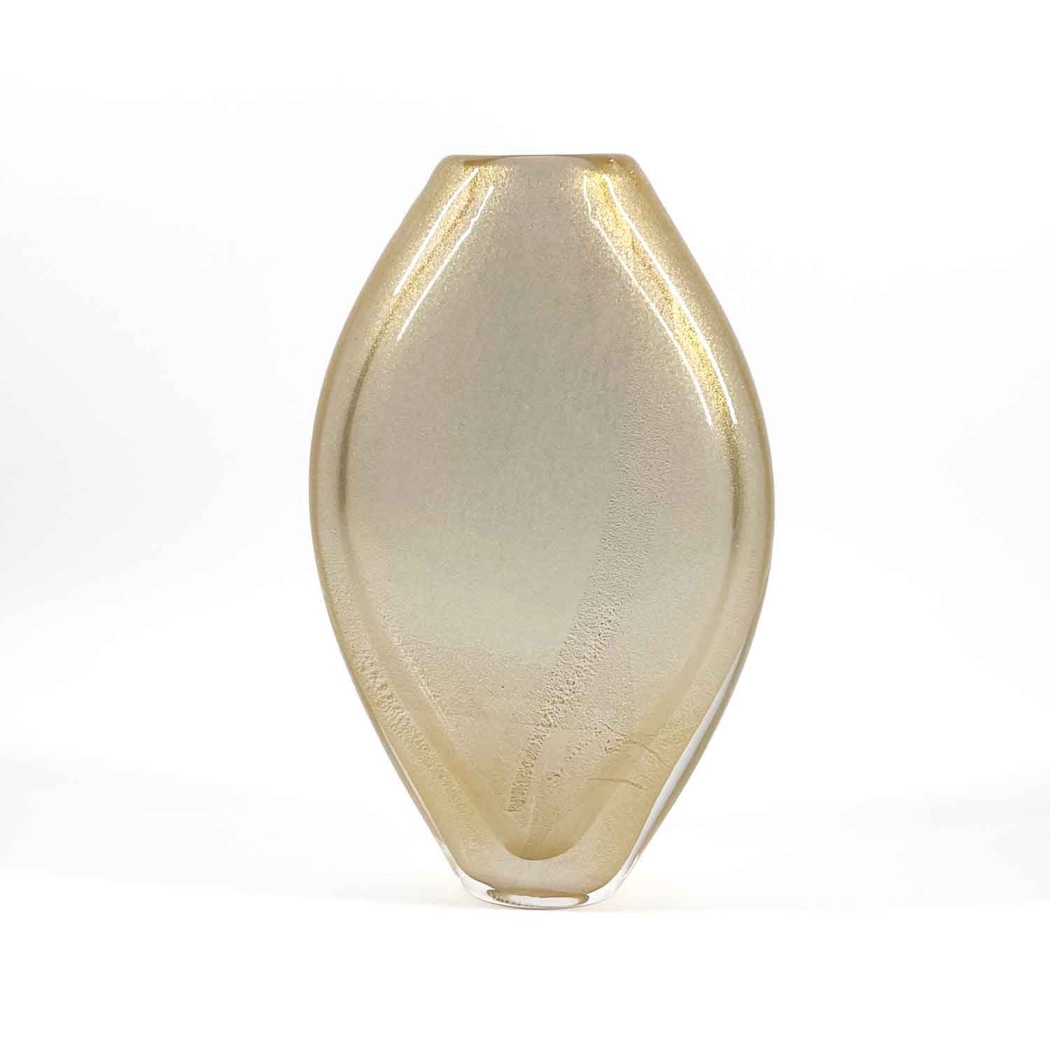 Gold Sparkle vases - Murano Glass
