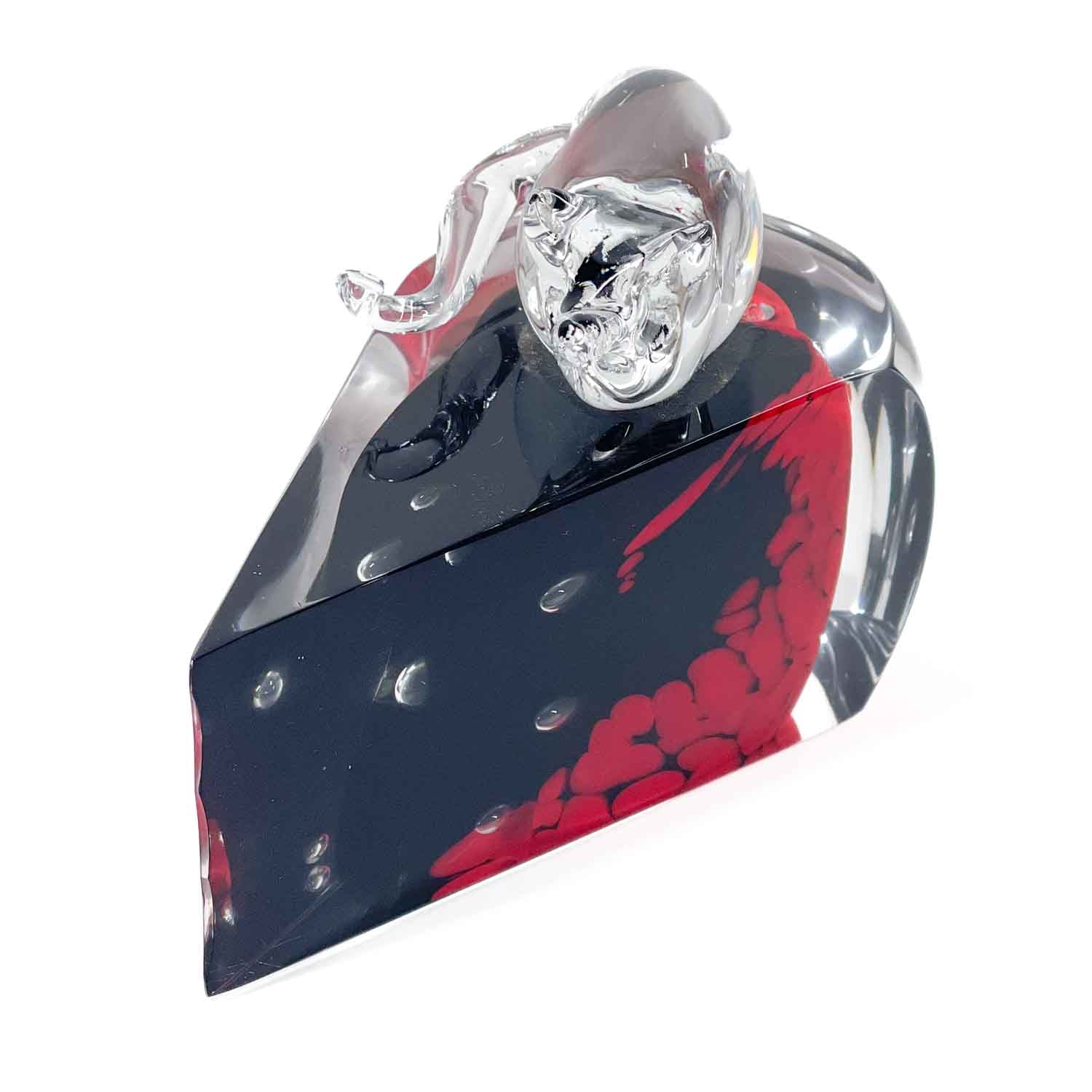 Mouse & cheese - Murano Glass