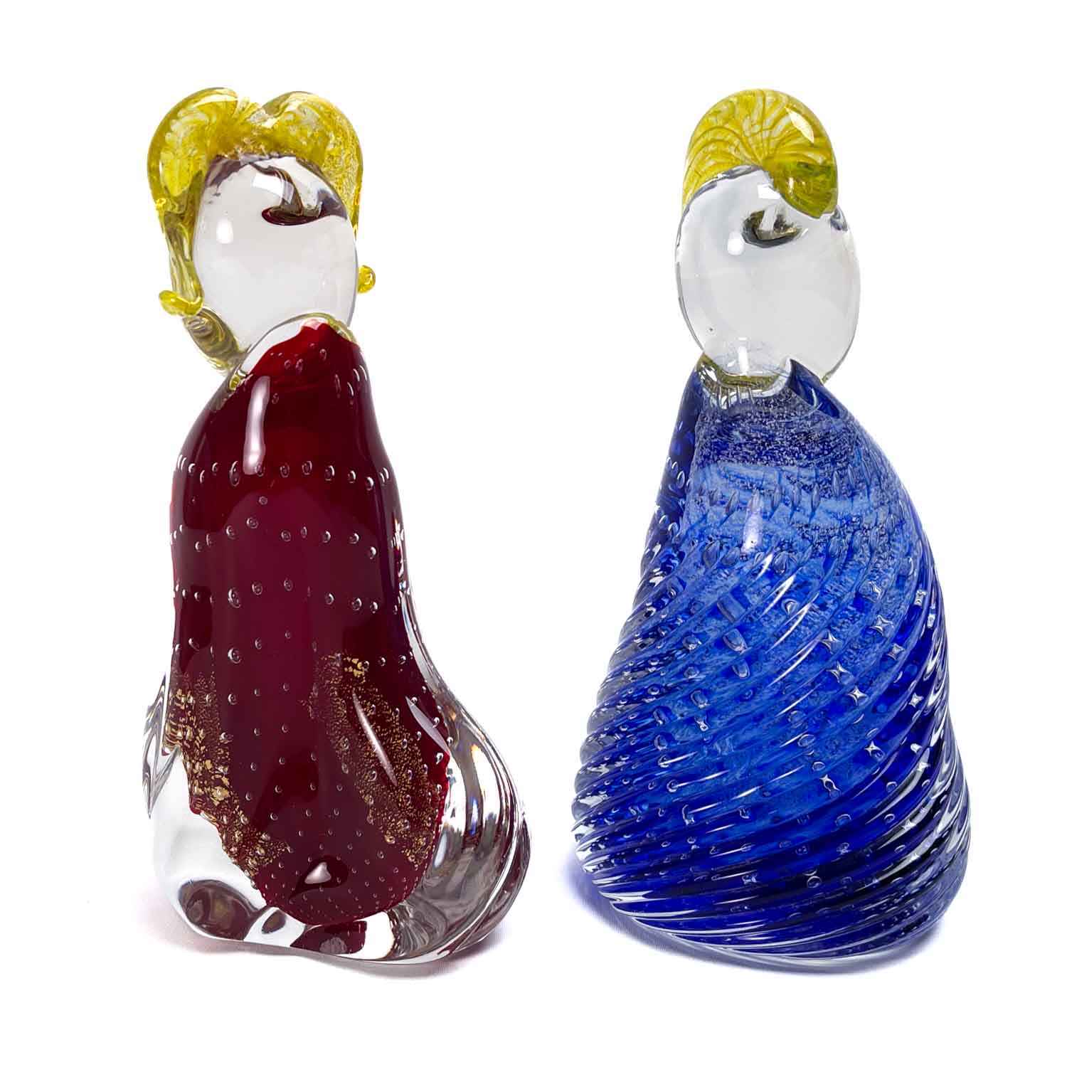 Poldo & Poldina - I Lirici - Murano Glass