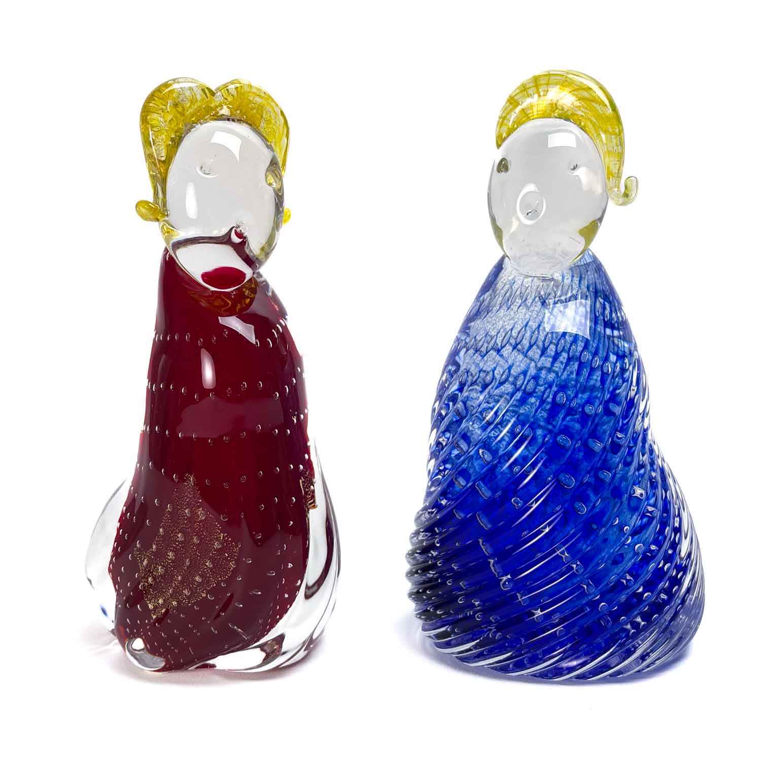 Poldo & Poldina - I Lirici - Murano Glass