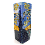 Vaso in mosaico "Notte stellata" di Van Gogh