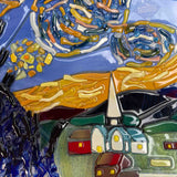 Piatto Notte Stellata di Van Gogh