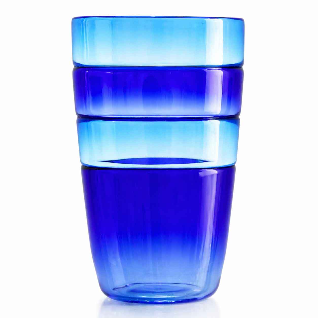 Sedimenti Collection - Aquamarine & Blue Vase