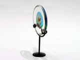 Aquarium disc on metal stand miniature - small size