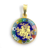 Murrina pendant with Zodiac