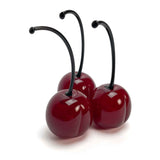 Set of Glass Cherries - Medium Size