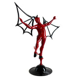 Red Devil with Black Wings - Murano Glass Sculpture