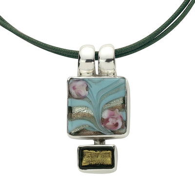Venice Forever - Necklace with  Two Murano glass beads