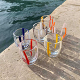 Castelbrando Six Liqueur Glass Modern Art Design