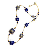 Las Vegas Long Necklace -  Murano Glass