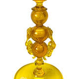 Yellow Murano Glass Goblet - Seguso