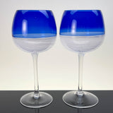 Foscarini wine glasses, set of two - Murano Glass