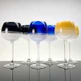 Foscarini wine glasses, set of two - Murano Glass
