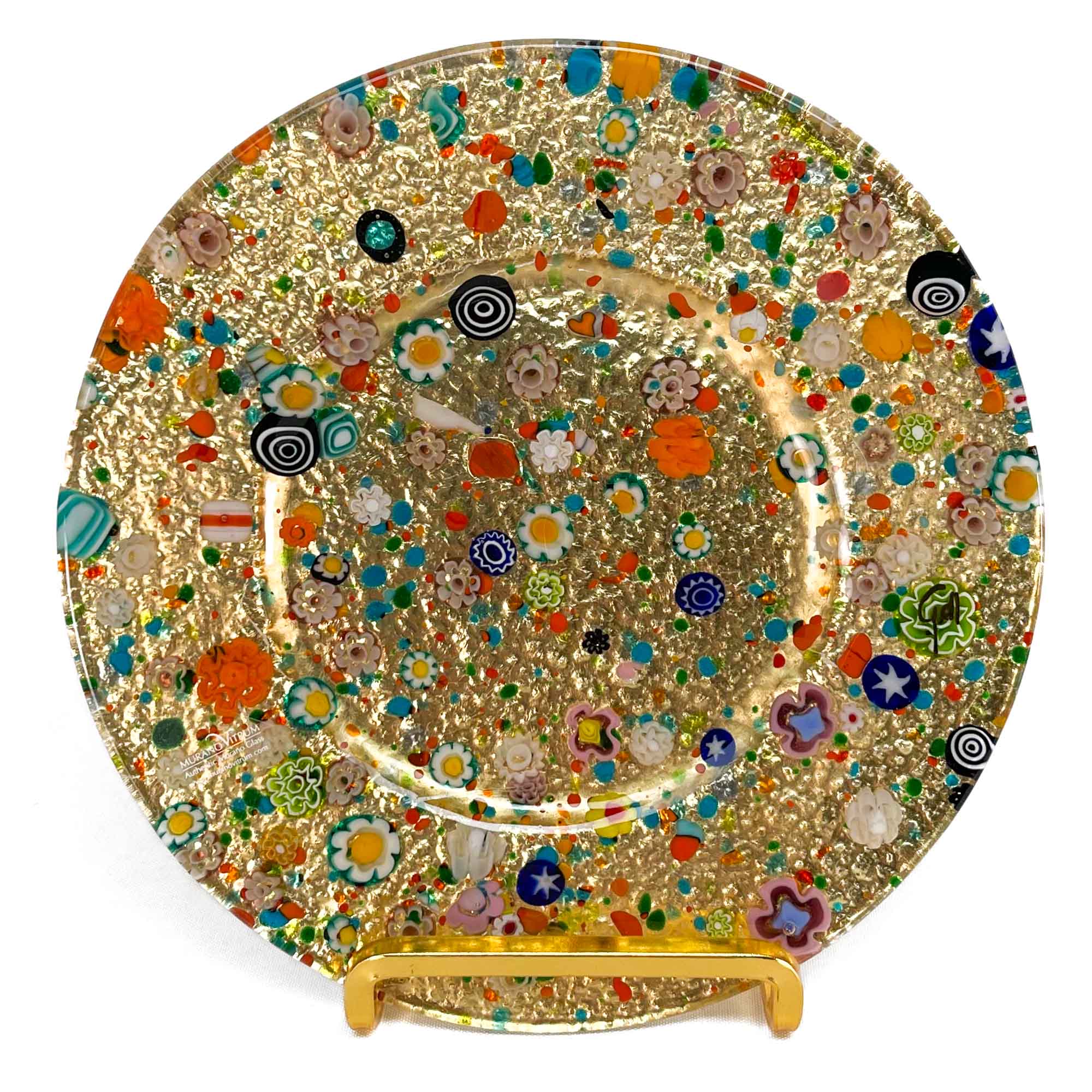 Round centerpiece with Murrinas -Vienna Collection