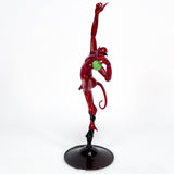 Red devil with apple - Murano Glass