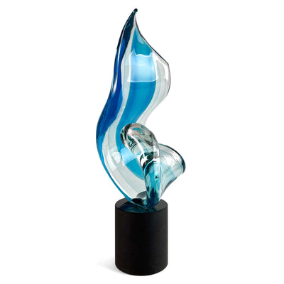 Sea wave - murano glass sculpture