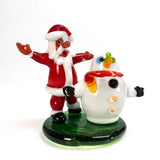 Santa & Frosty the Snowman - Christmas