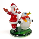 Père Noël et Frosty le bonhomme de neige - Noël