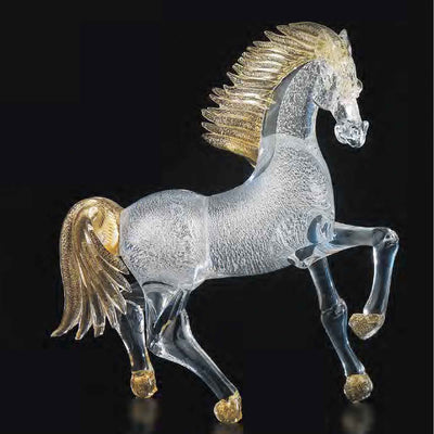 Trotting Horse, Silver & Gold