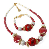 Santa Barbara Collection - Necklace made with Murano Glass