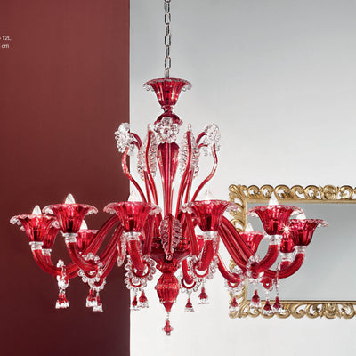 Doge Chandelier Murano Glass 6 up to 12 lights
