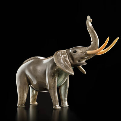 Elephant natural colors - Murano Glass