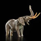 Elefante colori naturali - Vetro di Murano