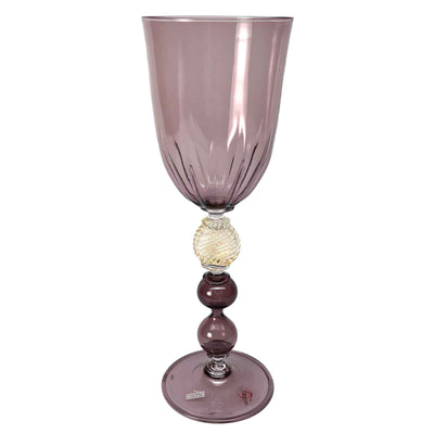 Amethyst Murano Glass Goblet - Seguso