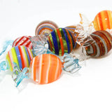 Bonbons multicolores en verre soufflé - lot de 3 jusqu'à 30 pièces
