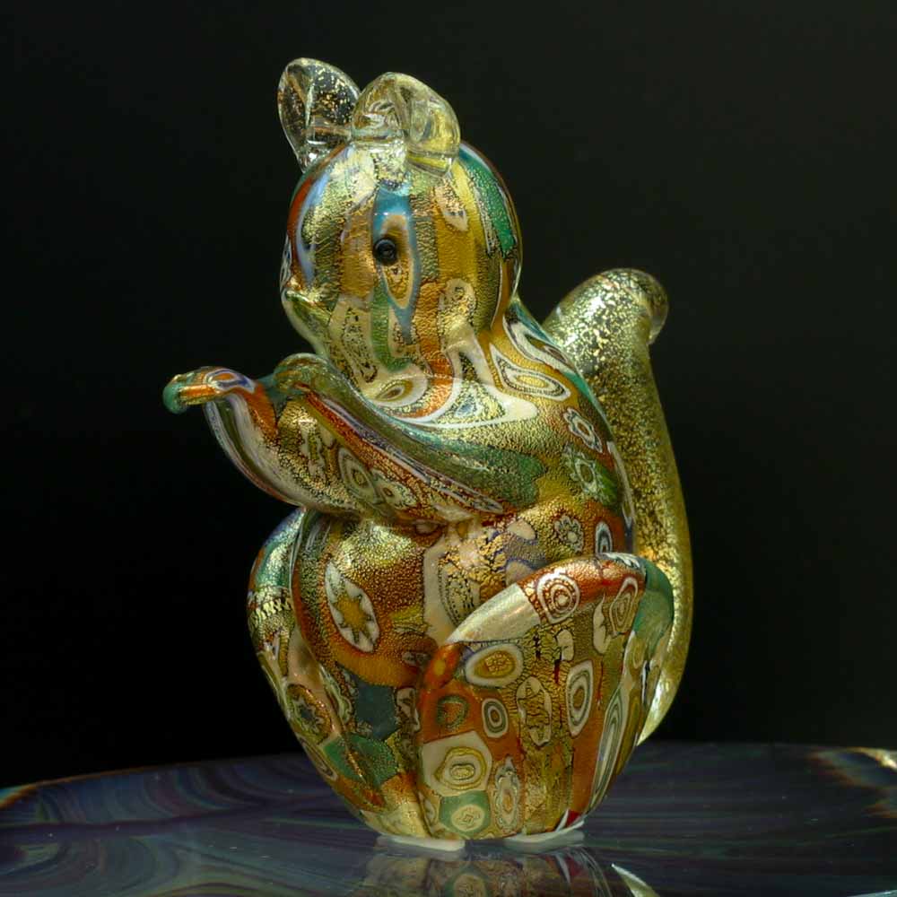 Murrina and gold squirrel - Glass Ark