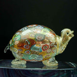 Murrina and gold blown turtle - Glass Ark