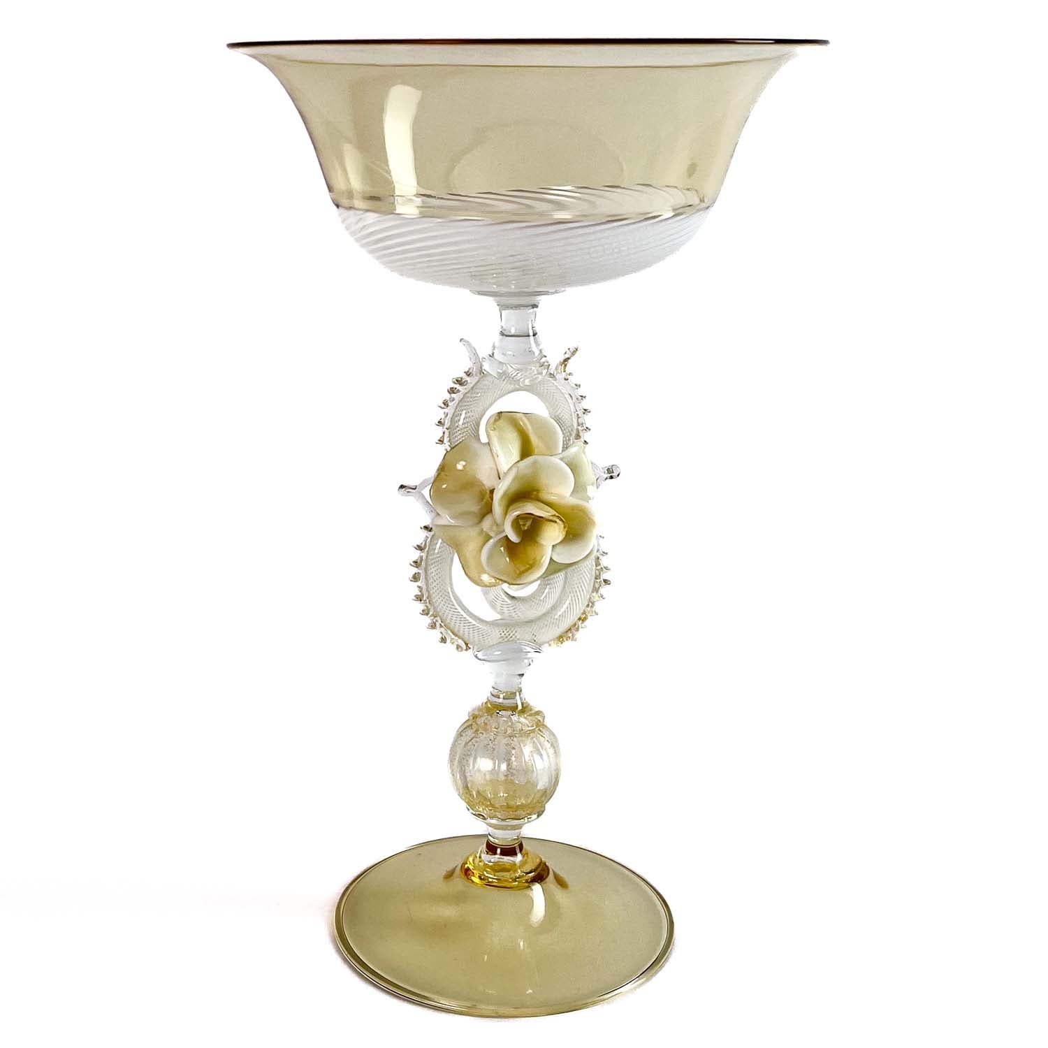 Murano blown glass - Tipetto goblet