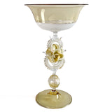 Murano blown glass - Tipetto goblet