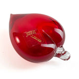 Red heart paperweight