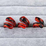 Red Ring Handmade Medusa - Murano Glass