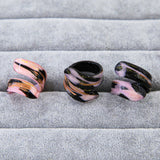 Pink Ring Handmade Medusa - Murano Glass