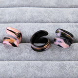 Pink Ring Handmade Medusa - Murano Glass