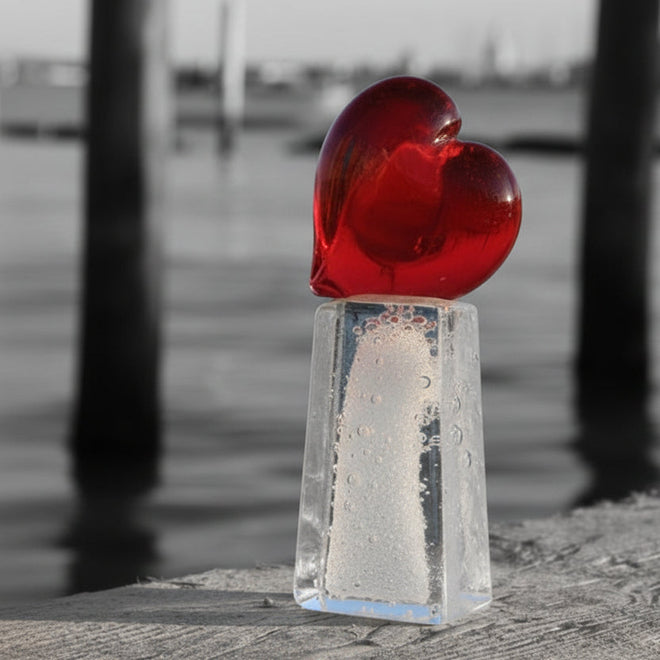 Crystal Tower of Love – Venetian Murano Glass