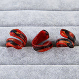 Red Ring Handmade Medusa - Murano Glass