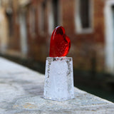 Heart of Ice Tower Love of Venice- Murano Glass