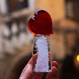 Heart of Ice Tower Love of Venice- Murano Glass