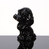 Puppies Miniature Poodle Dog - Murano Glass