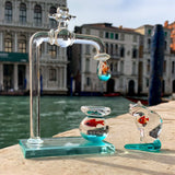 Set with Faucet, Bowl and Cat - Murano Glass