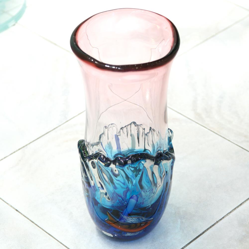 Aquarium Splash Vase, Aquarium Glass Art