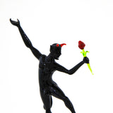 Gentleman Devil with red rose