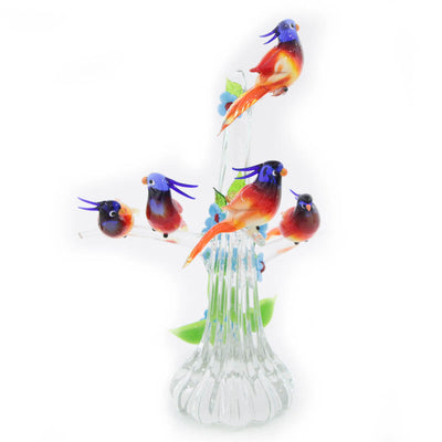 Tree with Parrots in Murano glass