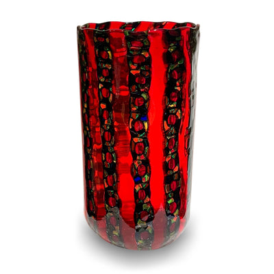 Vase rouge - Verre de Murano