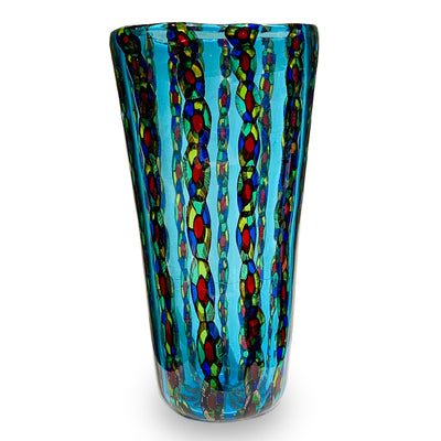 Vase bleu - Verre de Murano